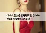 tiktok怎么搭建网络环境（tiktok搭建网络环境成本多少）