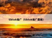 tiktok推广（tiktok推广费用）