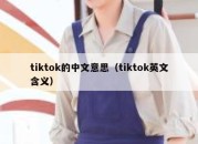 tiktok的中文意思（tiktok英文含义）