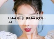 tiktok叫什么（tiktok中文叫什么）