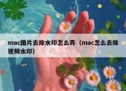 mac图片去除水印怎么弄（mac怎么去除视频水印）