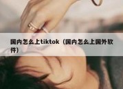 国内怎么上tiktok（国内怎么上国外软件）