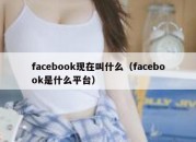 facebook现在叫什么（facebook是什么平台）