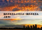 国内手机怎么上tiktok（国内手机怎么上脸书）