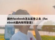 国内facebook怎么能登上去（facebook国内如何登录）