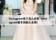 instagram发了没人点赞（instagram看不到别人点赞）