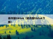 修改版tiktok（修改版tiktok下载）