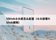 tiktok小火箭怎么配置（小火箭看tiktok规则）