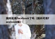 国内能用facebook了吗（国内可用facebook嘛）