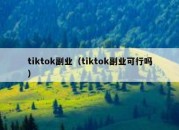 tiktok副业（tiktok副业可行吗）