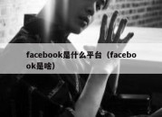 facebook是什么平台（facebook是啥）