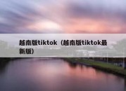 越南版tiktok（越南版tiktok最新版）