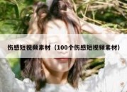 伤感短视频素材（100个伤感短视频素材）