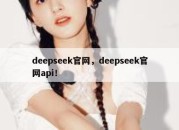 deepseek官网，deepseek官网api！