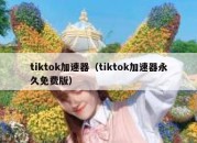 tiktok加速器（tiktok加速器永久免费版）