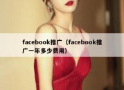 facebook推广（facebook推广一年多少费用）