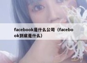 facebook是什么公司（facebook到底是什么）