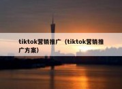 tiktok营销推广（tiktok营销推广方案）