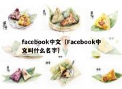 facebook中文（Facebook中文叫什么名字）