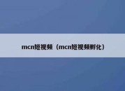 mcn短视频（mcn短视频孵化）