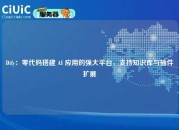 Dify：零代码搭建 AI 应用的强大平台，支持知识库与插件扩展