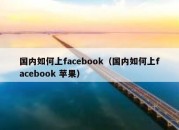 国内如何上facebook（国内如何上facebook 苹果）