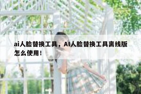 ai人脸替换工具，AI人脸替换工具离线版怎么使用！ 第1张