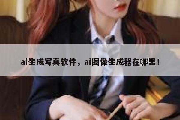 ai生成写真软件，ai图像生成器在哪里！ 第1张