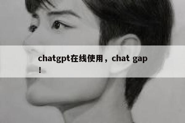 chatgpt在线使用，chat gap！ 第1张