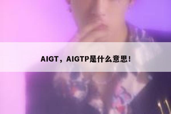 AIGT，AIGTP是什么意思！ 第1张