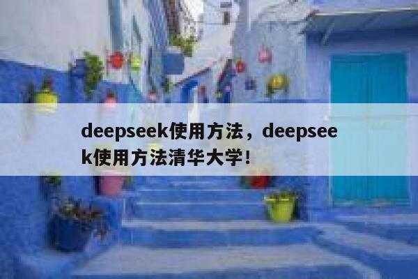 deepseek使用方法，deepseek使用方法清华大学！ 第1张