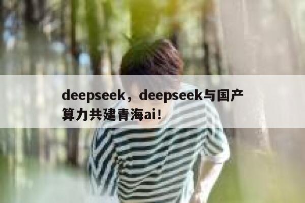 deepseek，deepseek与国产算力共建青海ai！ 第1张